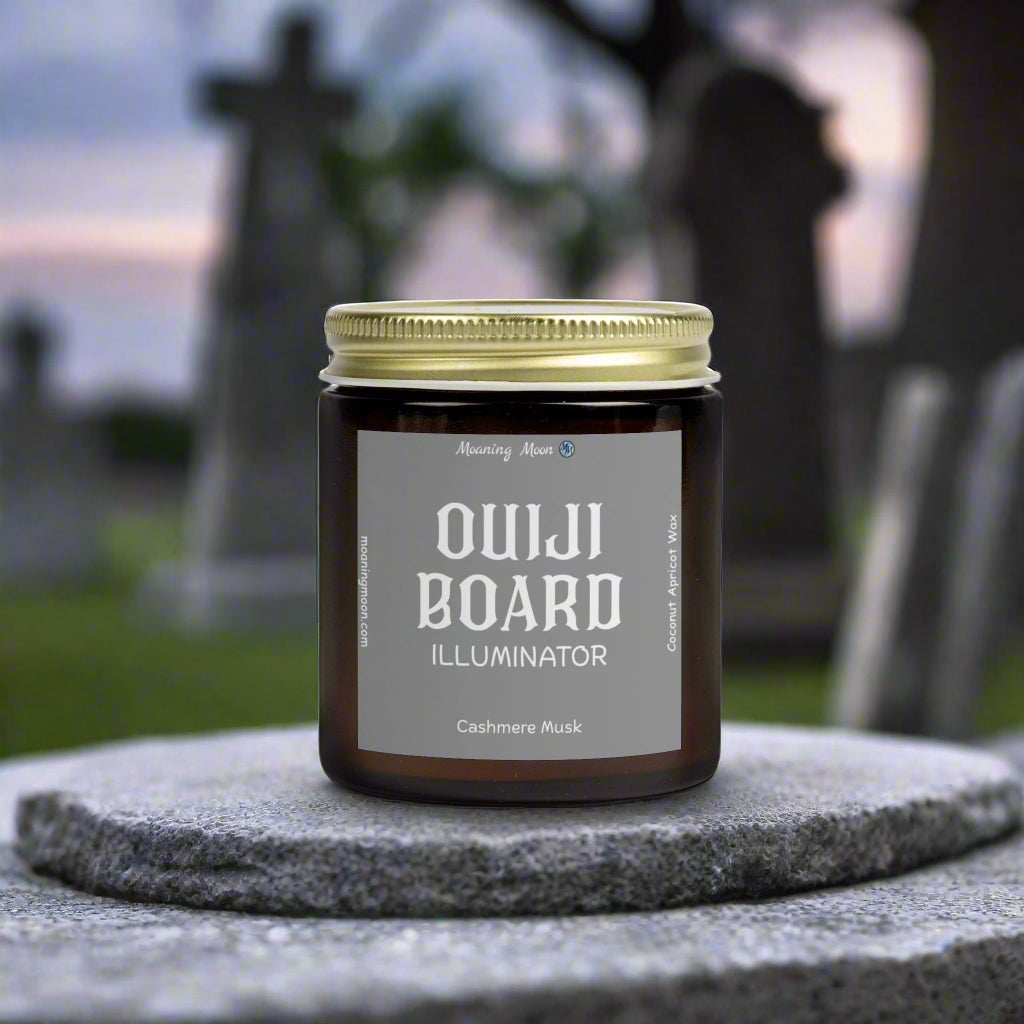 Ouiji Board Illuminator - Cashmere Musk, Coconut Apricot Wax Candle