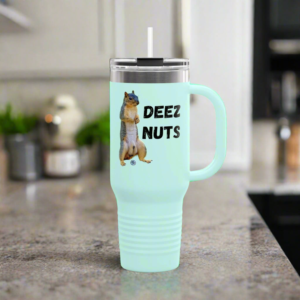 Deez Nuts Polar Camel Insulated Travel Mug, 40oz