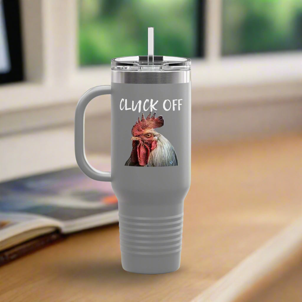Cluck Off Polar Camel Insulated Travel Mug, 40oz