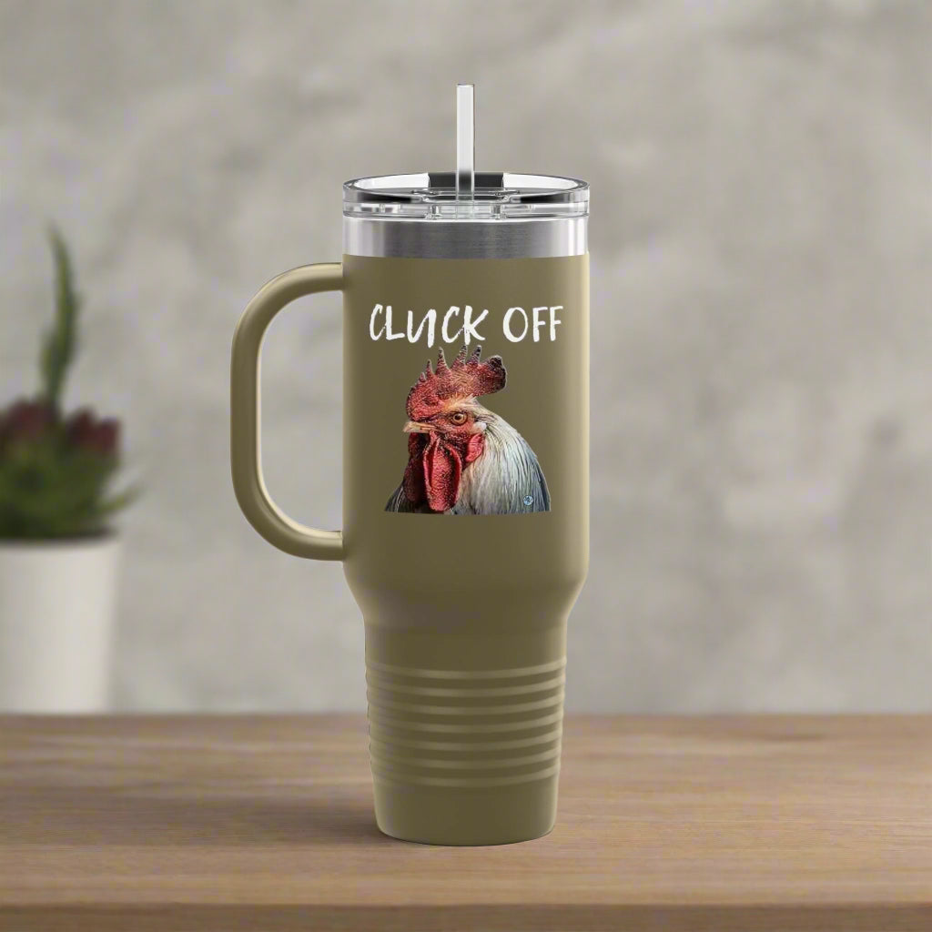 Cluck Off Polar Camel Insulated Travel Mug, 40oz