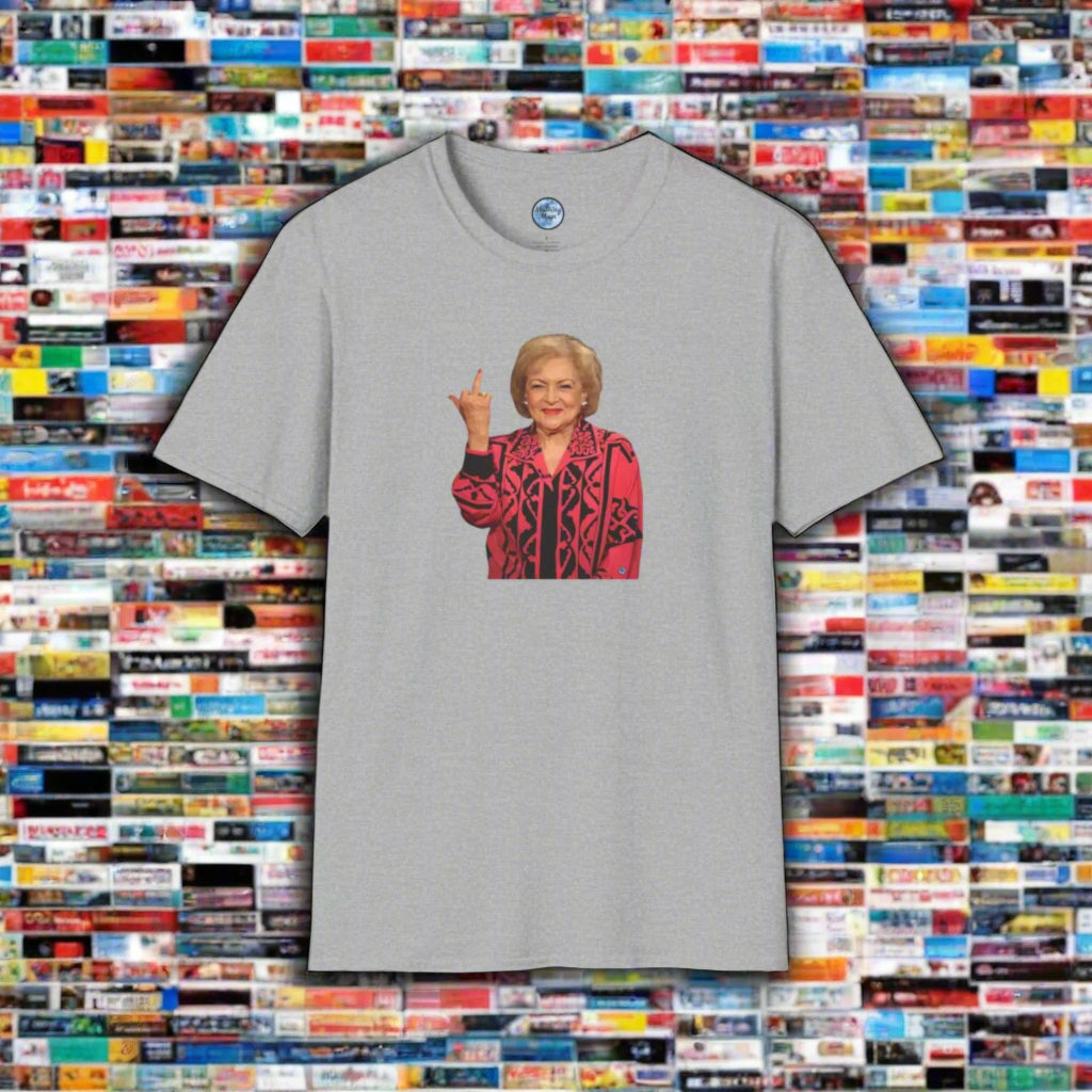 Betty White Middle Finger Men's T-Shirt
