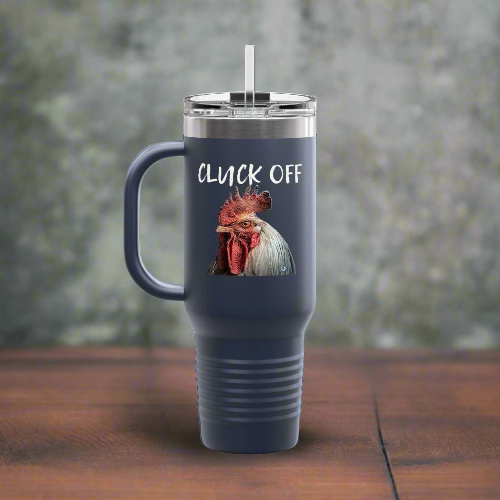 Cluck Off Polar Camel Insulated Travel Mug, 40oz
