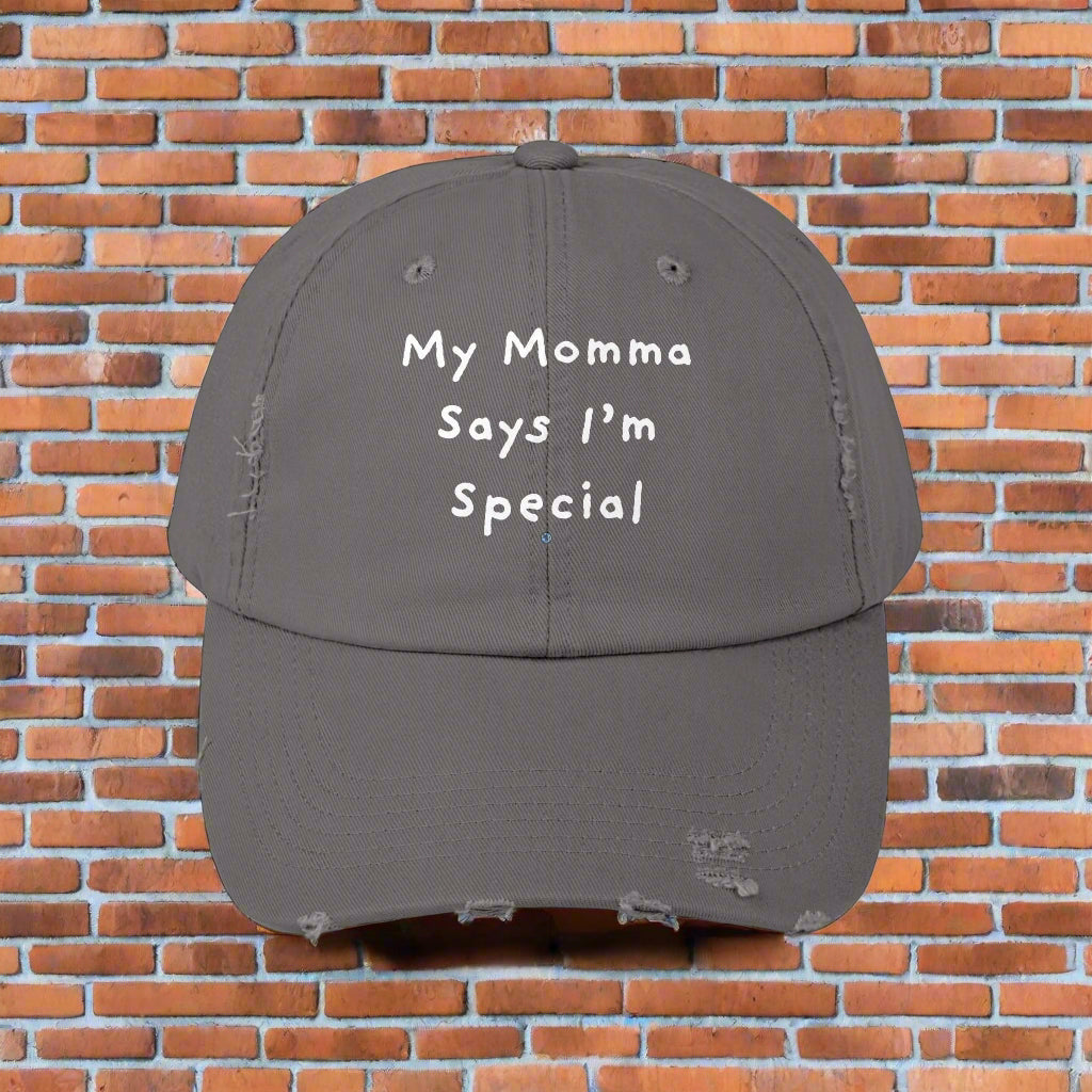My Momma Says I'm Special Distressed Cap