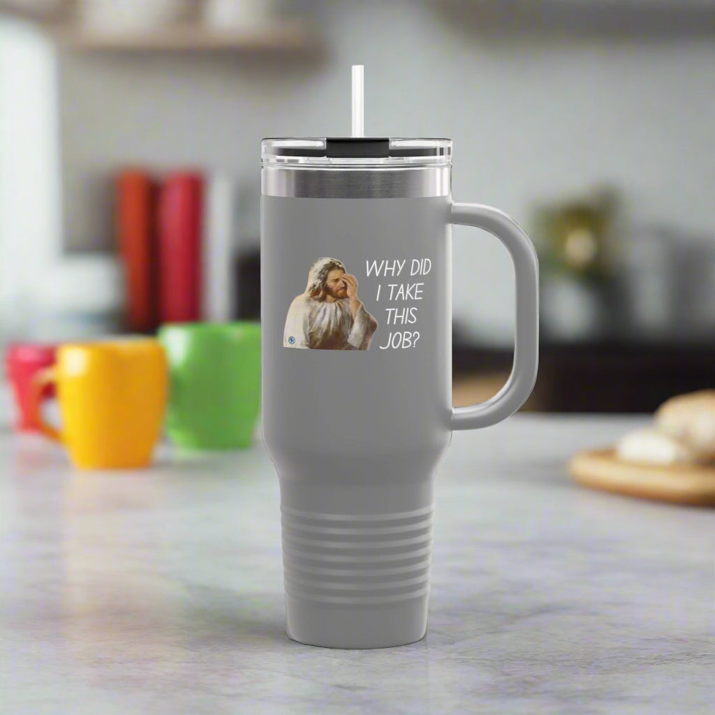 Why This Job Polar Camel Insulated Travel Mug, 40oz