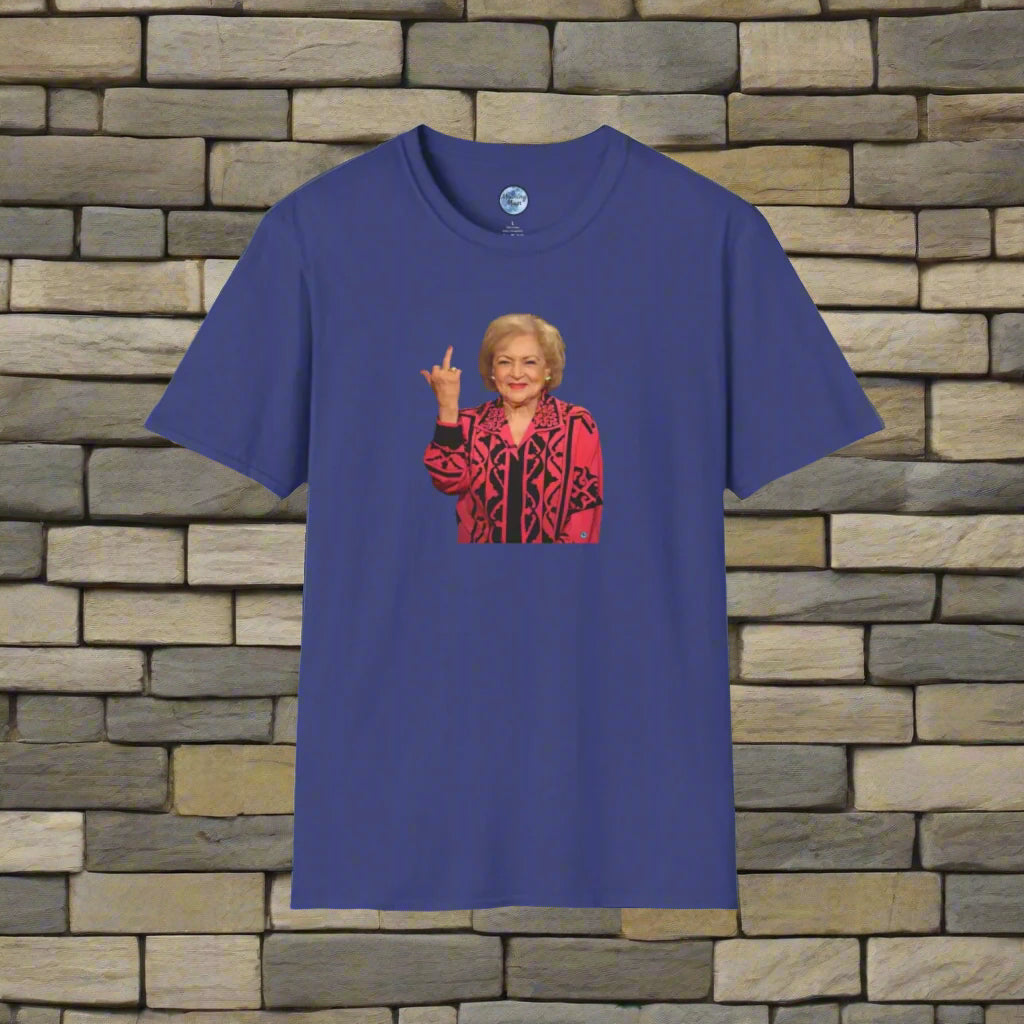 Betty White Middle Finger Men's T-Shirt