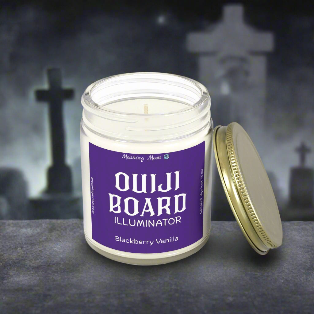 Ouiji Board Illuminator - Blackberry Vanilla, Coconut Apricot Wax Candle