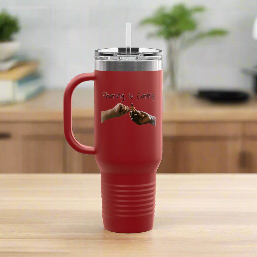 Sharing Is Caring 420 Polar Camel Insulated Travel Mug, 40oz