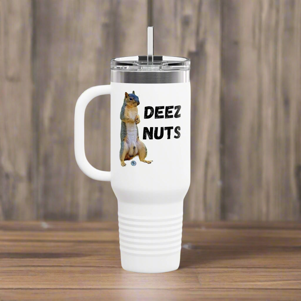 Deez Nuts Polar Camel Insulated Travel Mug, 40oz