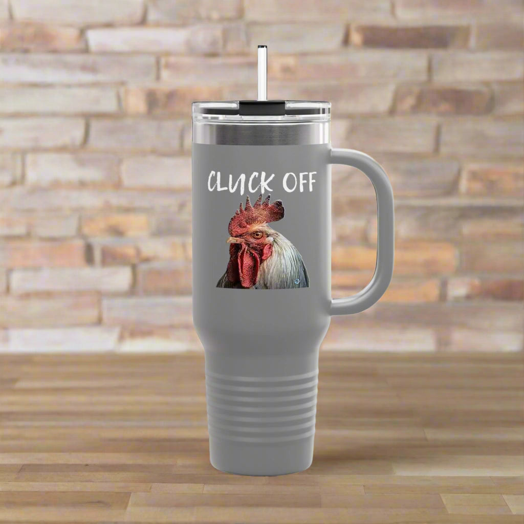 Cluck Off Polar Camel Insulated Travel Mug, 40oz