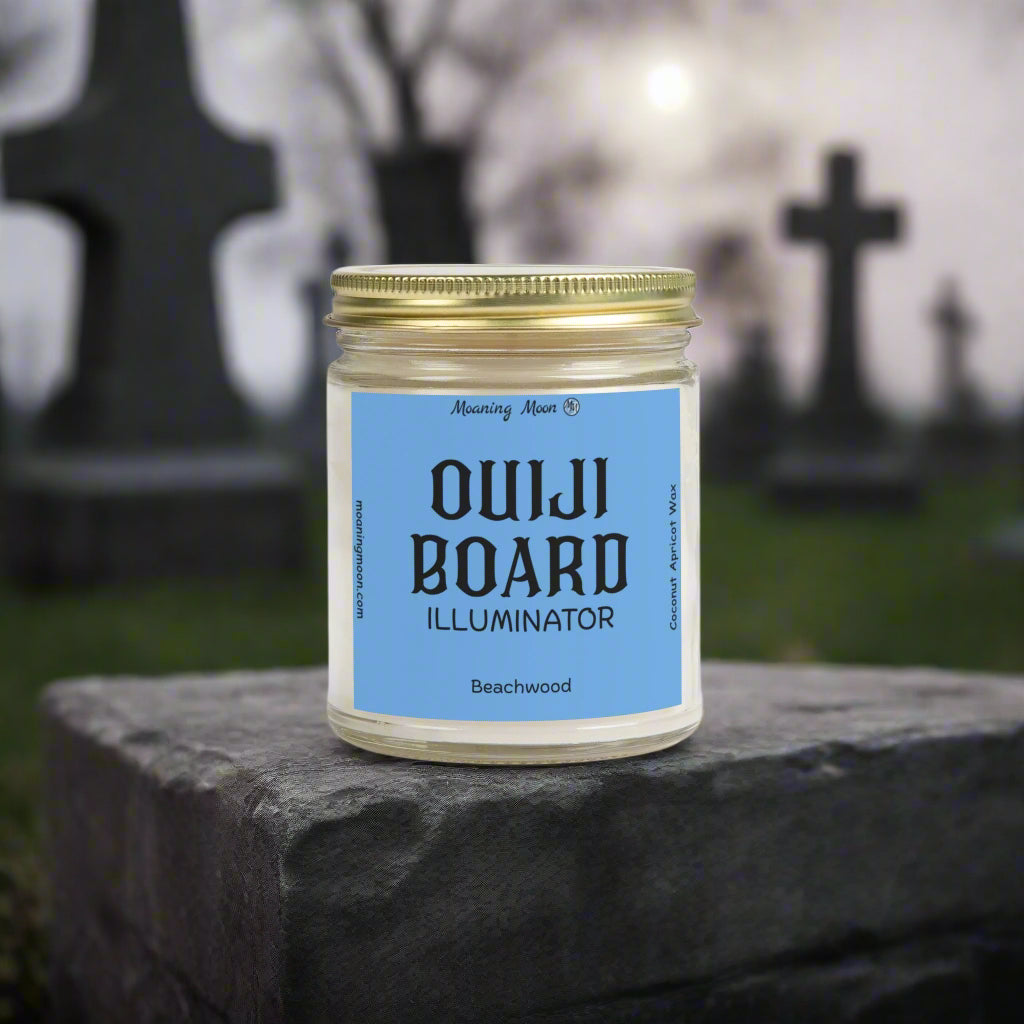 Ouiji Board Illuminator - Beachwood, Coconut Apricot Wax Candle