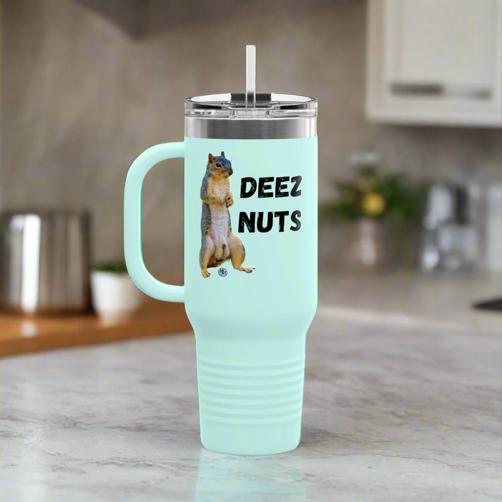 Deez Nuts Polar Camel Insulated Travel Mug, 40oz