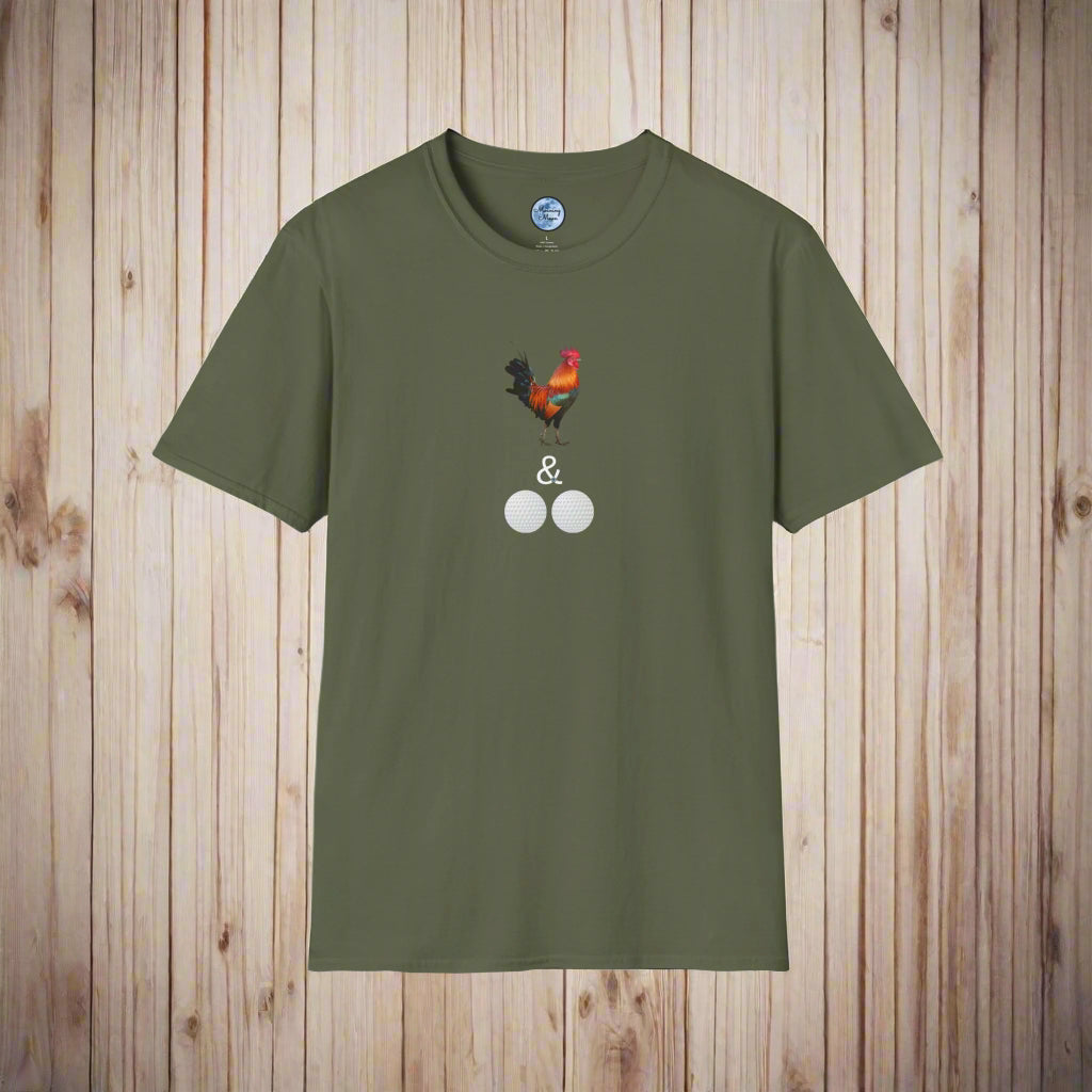 Cock & Golf Balls Men's T-Shirt