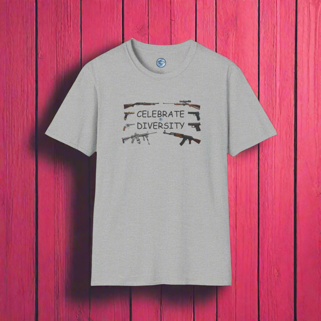 Celebrate Diversity - Guns Men's T-Shirt