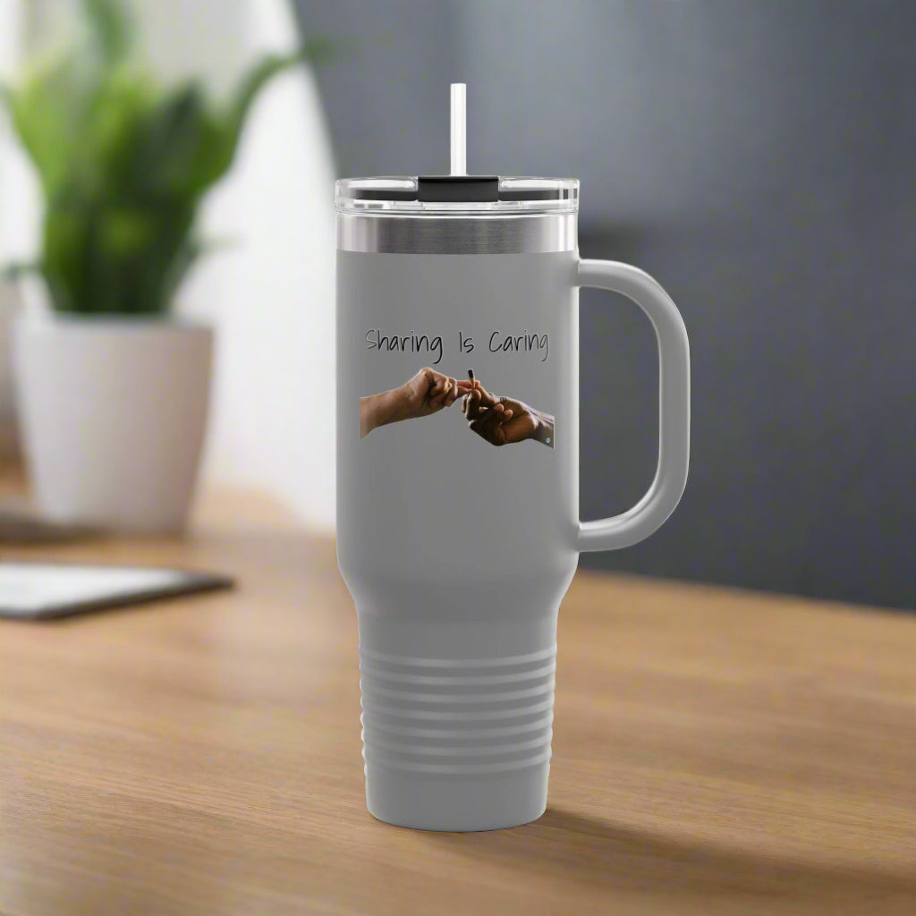 Sharing Is Caring 420 Polar Camel Insulated Travel Mug, 40oz