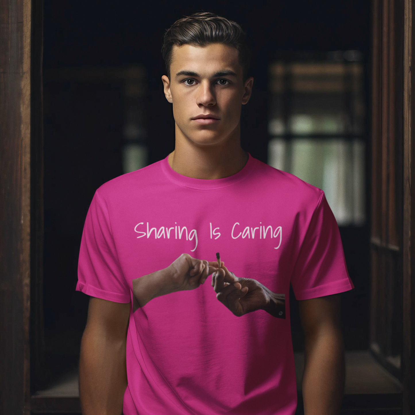 Sharing Is Caring Joint Men's T-Shirt