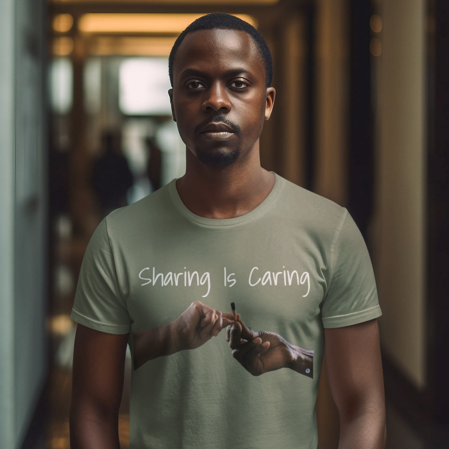 Sharing Is Caring Joint Men's T-Shirt
