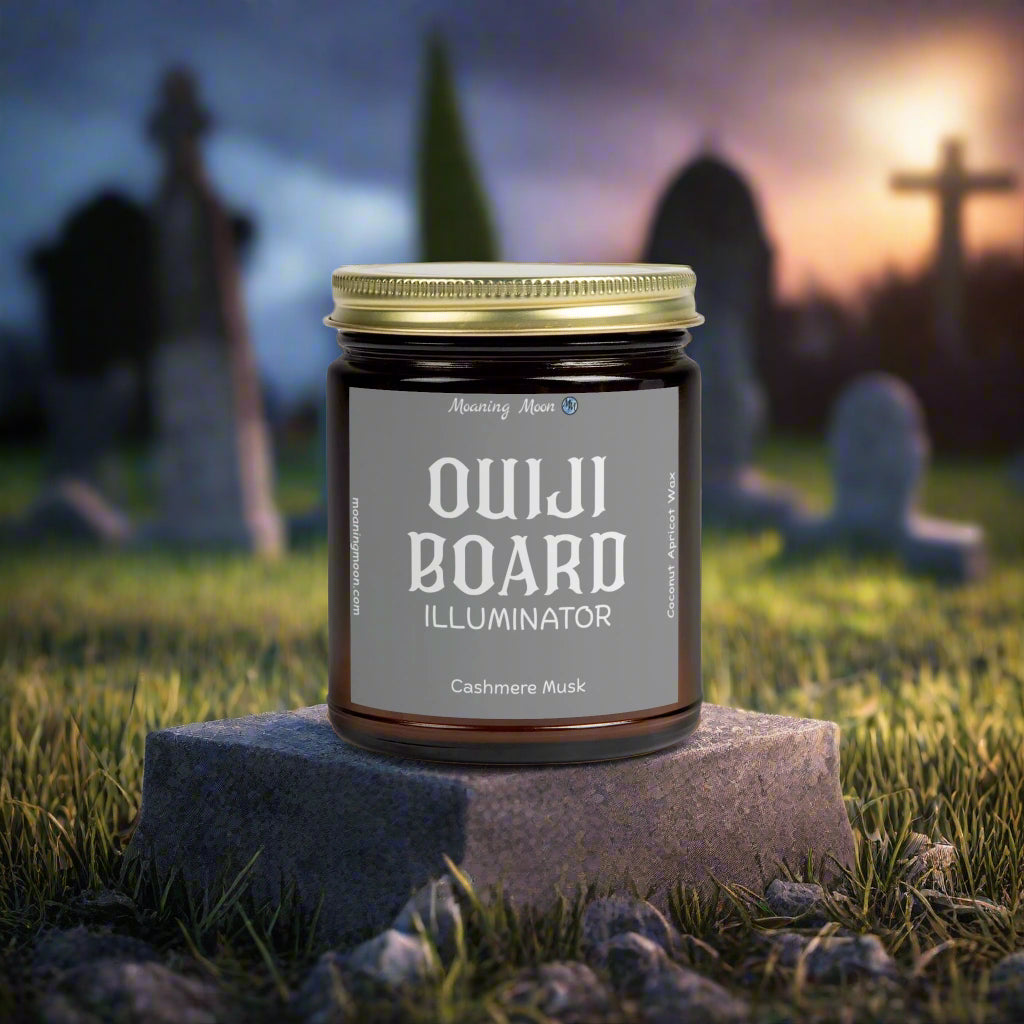 Ouiji Board Illuminator - Cashmere Musk, Coconut Apricot Wax Candle