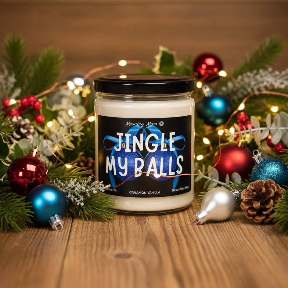 Jingle My Balls Non-Toxic Soy Candle, 9oz