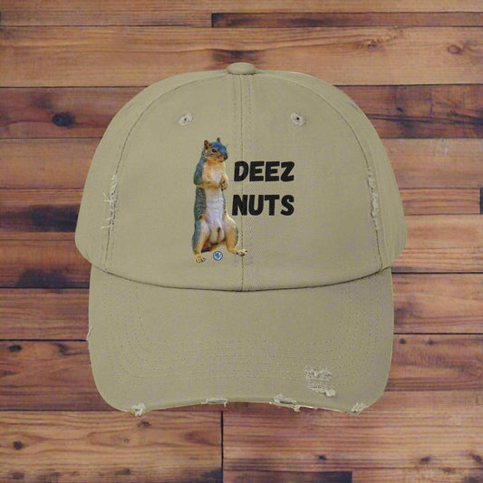 Deez Nuts Distressed Cap