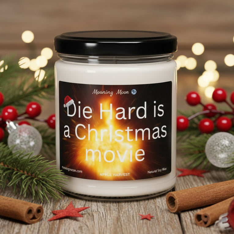 Die Hard Non-Toxic Soy Candle, 9oz