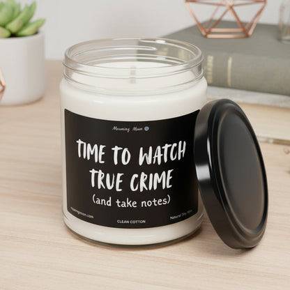 True Crime Non-Toxic Soy Candle, 9oz