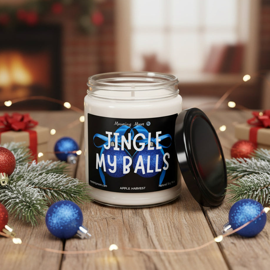 Jingle My Balls Non-Toxic Soy Candle, 9oz