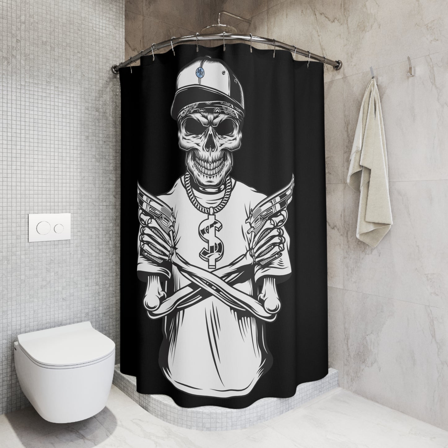 SkelaGanagsta Shower Curtain