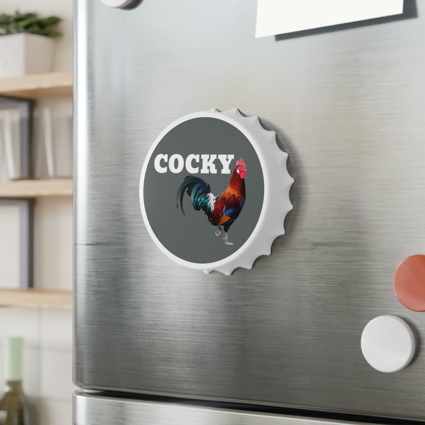 Cocky Magnetic Dual Bottle Opener