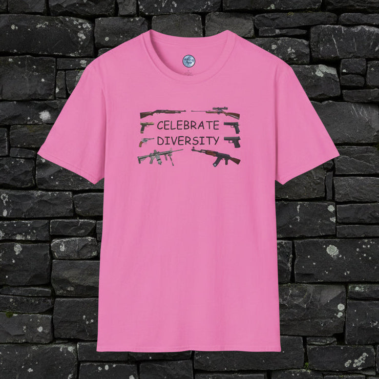 Celebrate Diversity - Guns T-Shirt