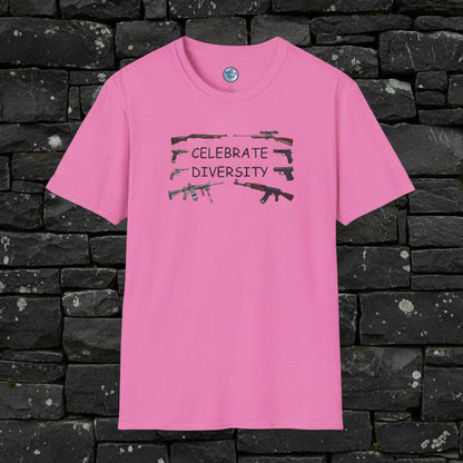 Celebrate Diversity - Guns T-Shirt
