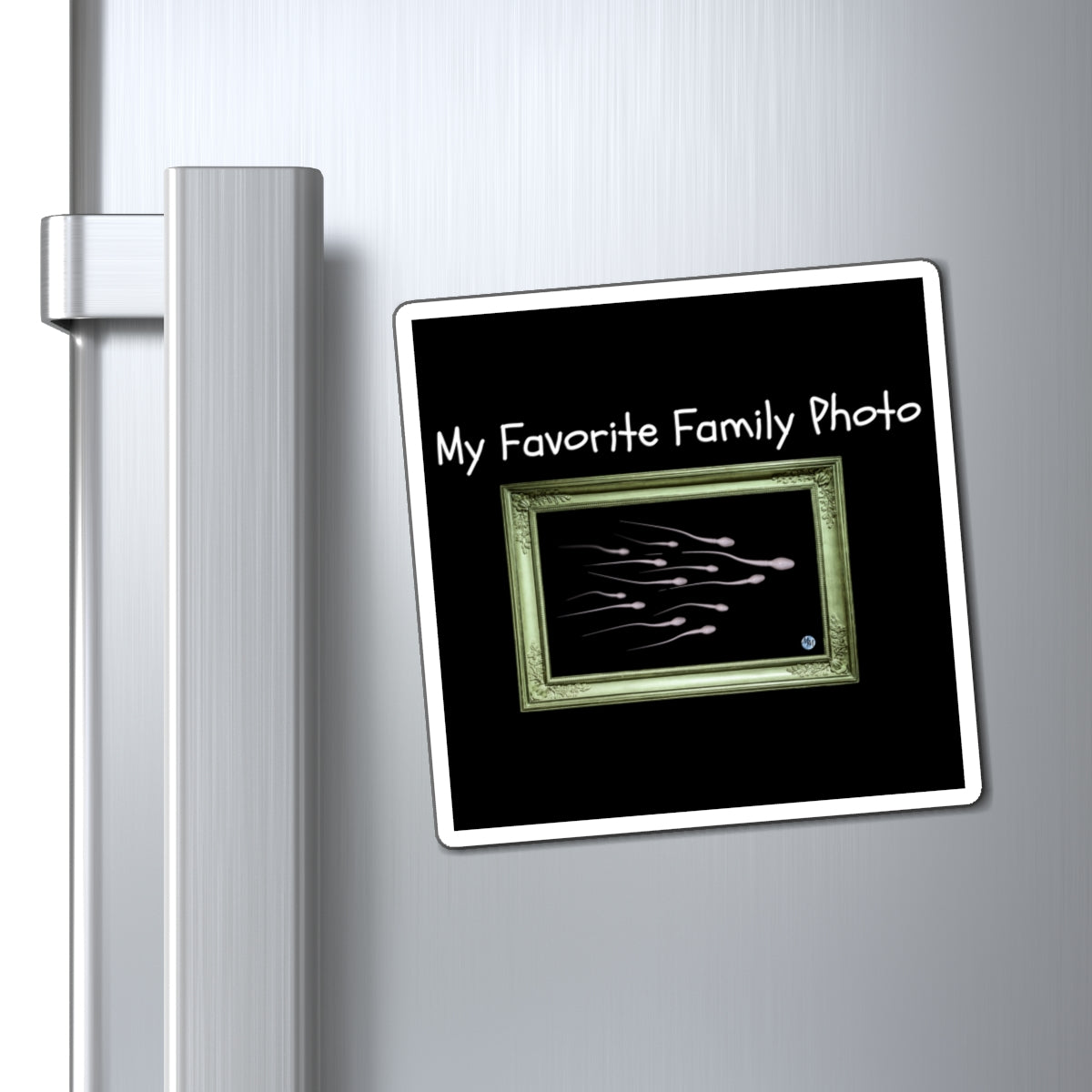 My Favorite Family Photo Square Magnet