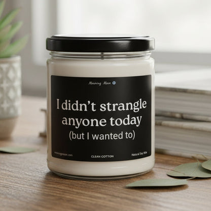 Didn't Strangle Anyone Non-Toxic Soy Candle, 9oz