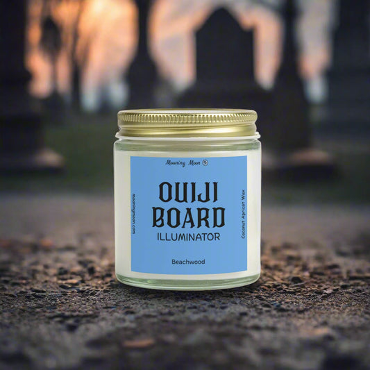 Ouiji Board Illuminator - Beachwood, Coconut Apricot Wax Candle