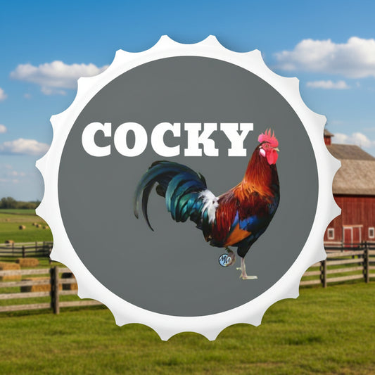 Cocky Magnetic Dual Bottle Opener