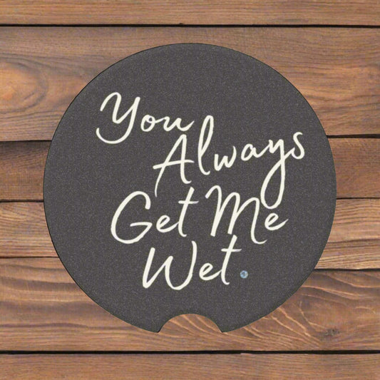 Get Me Wet Soapstone Car Coaster