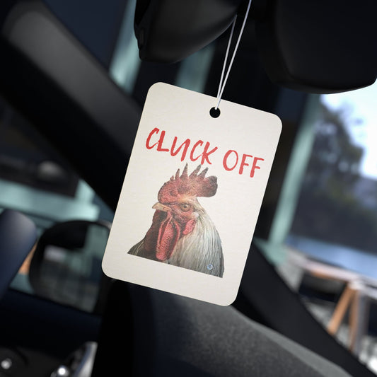 Cluck Off Red Car Air Freshener