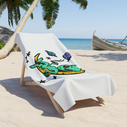 420 Alien Beach Towel