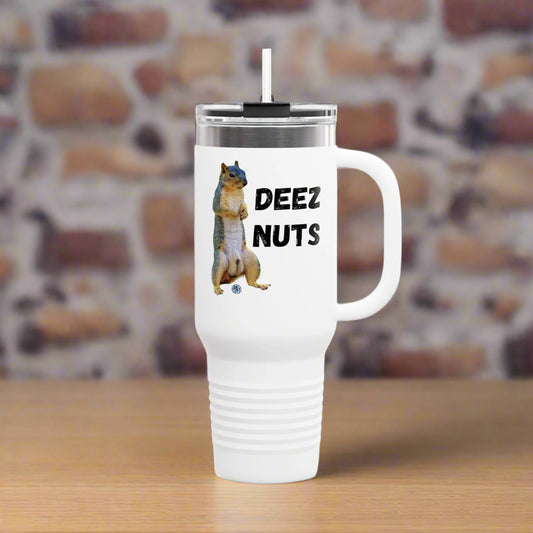 Deez Nuts Polar Camel Insulated Travel Mug, 40oz