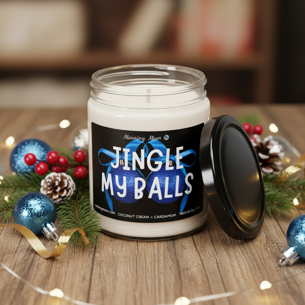 Jingle My Balls Non-Toxic Soy Candle, 9oz