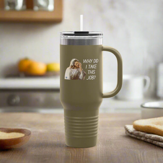 Why This Job Polar Camel Insulated Travel Mug, 40oz
