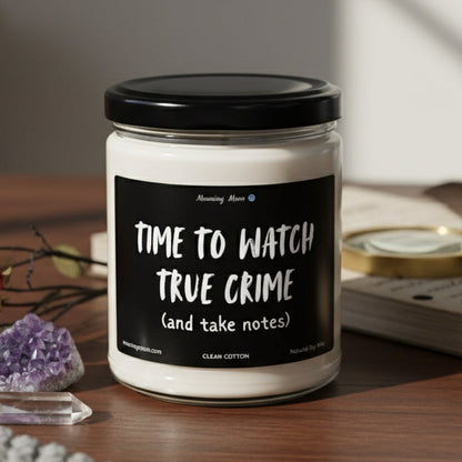 True Crime Non-Toxic Soy Candle, 9oz