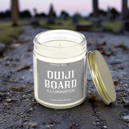 Ouiji Board Illuminator - Cashmere Musk, Coconut Apricot Wax Candle