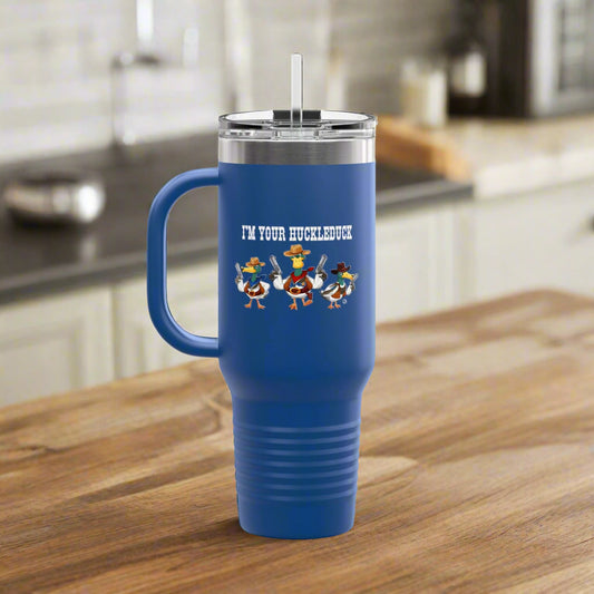 Huckleduck Polar Camel Insulated Travel Mug, 40oz