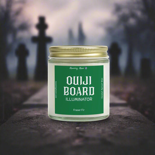 Ouiji Board Illuminator - Fraser Fir, Coconut Apricot Wax Candle