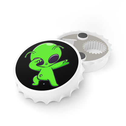 Dabbing Alien Magnetic Dual Bottle Opener