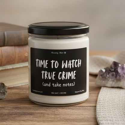 True Crime Non-Toxic Soy Candle, 9oz