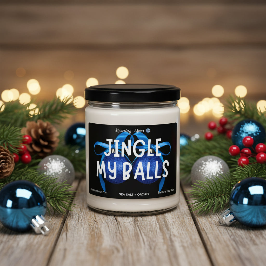 Jingle My Balls Non-Toxic Soy Candle, 9oz