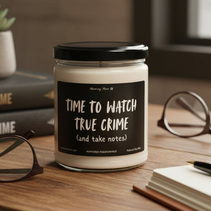True Crime Non-Toxic Soy Candle, 9oz