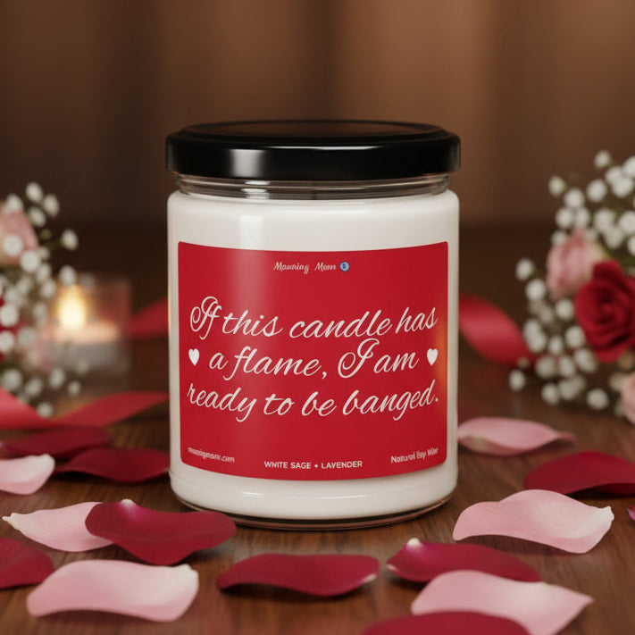 Flame Bang Non-Toxic Soy Candle, 9oz