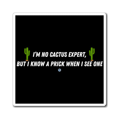 Cactus Expert Square Magnet